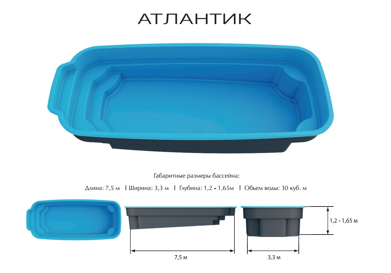 Бассейн АТЛАНТИК PREMIUM