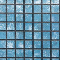 Пленка ПВХ Ogenflex Matrix Blue Black Strip, голубая мозаика с черной затиркой-3D 