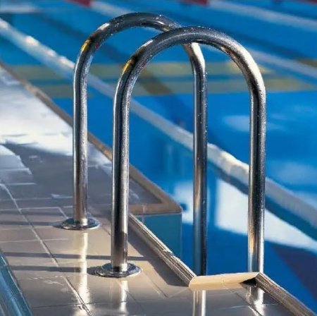 Лестница Emaux Muro (Wall) NMU315-SR, 3 ступени, AISI-304 толщиной 1.5мм, узкий борт