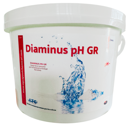 Регулятор PH-минус ATC DIAMINUS PH GR в гранулах 2.5кг в каталоге e-pool.by